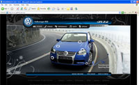 VW Golf R32 Website